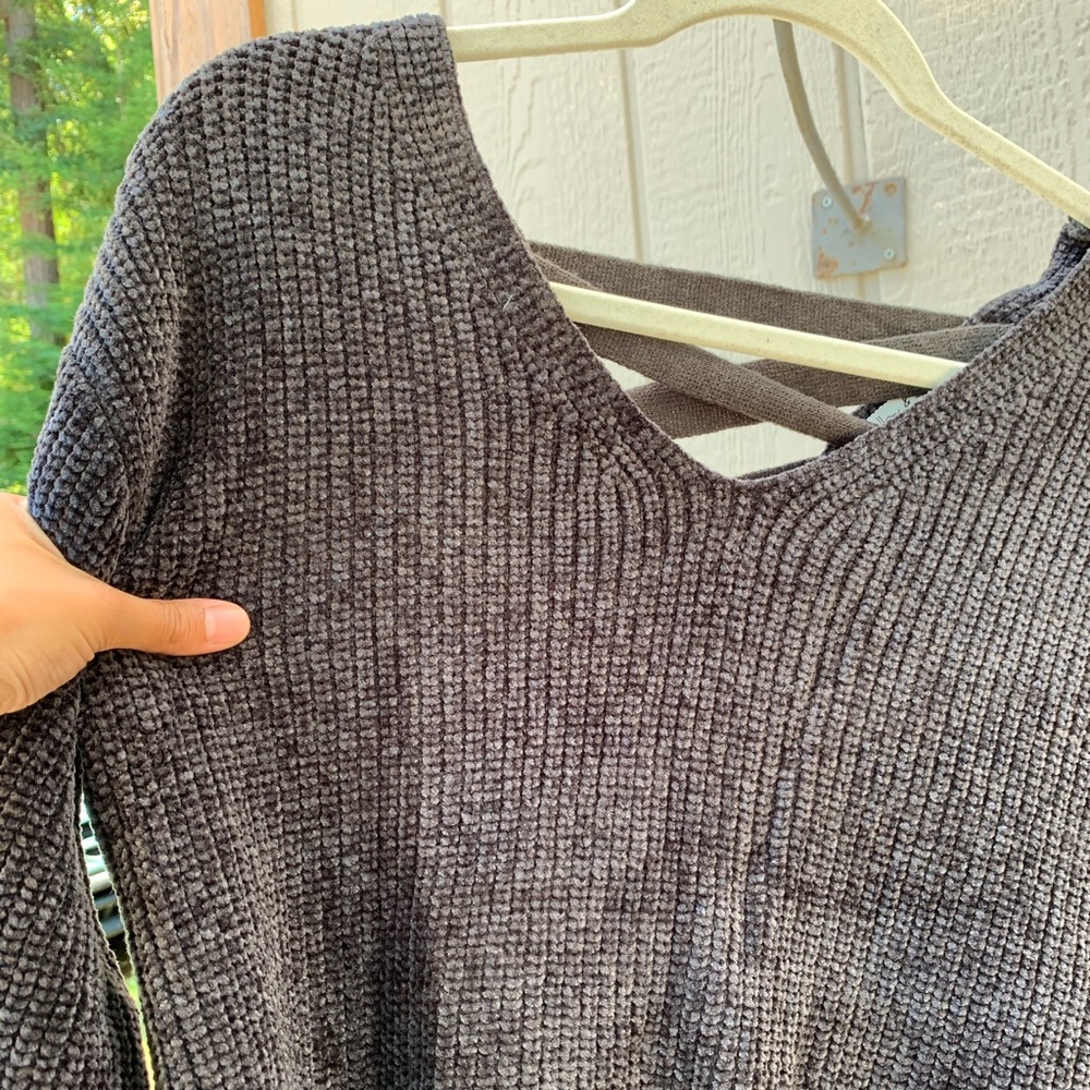 Willow & Clay ballon sleeve chenille sweater - Picture 11 of 11